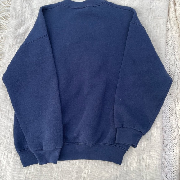 Vintage Fruit of The Loom Daytona Beach Navy Blue Sweatshirt - Picture 3 of 4